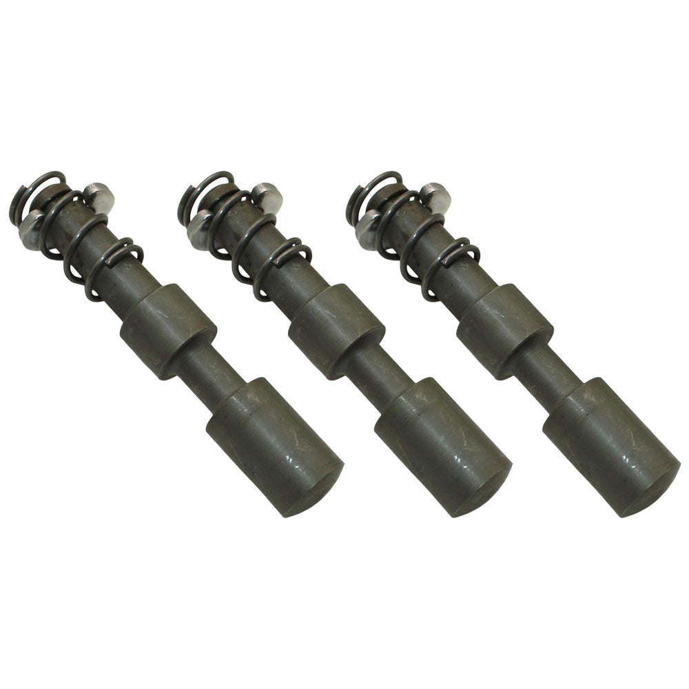 (3) PTO Power Take Off Pin Yoke Quick Release with C-Clip and Spring