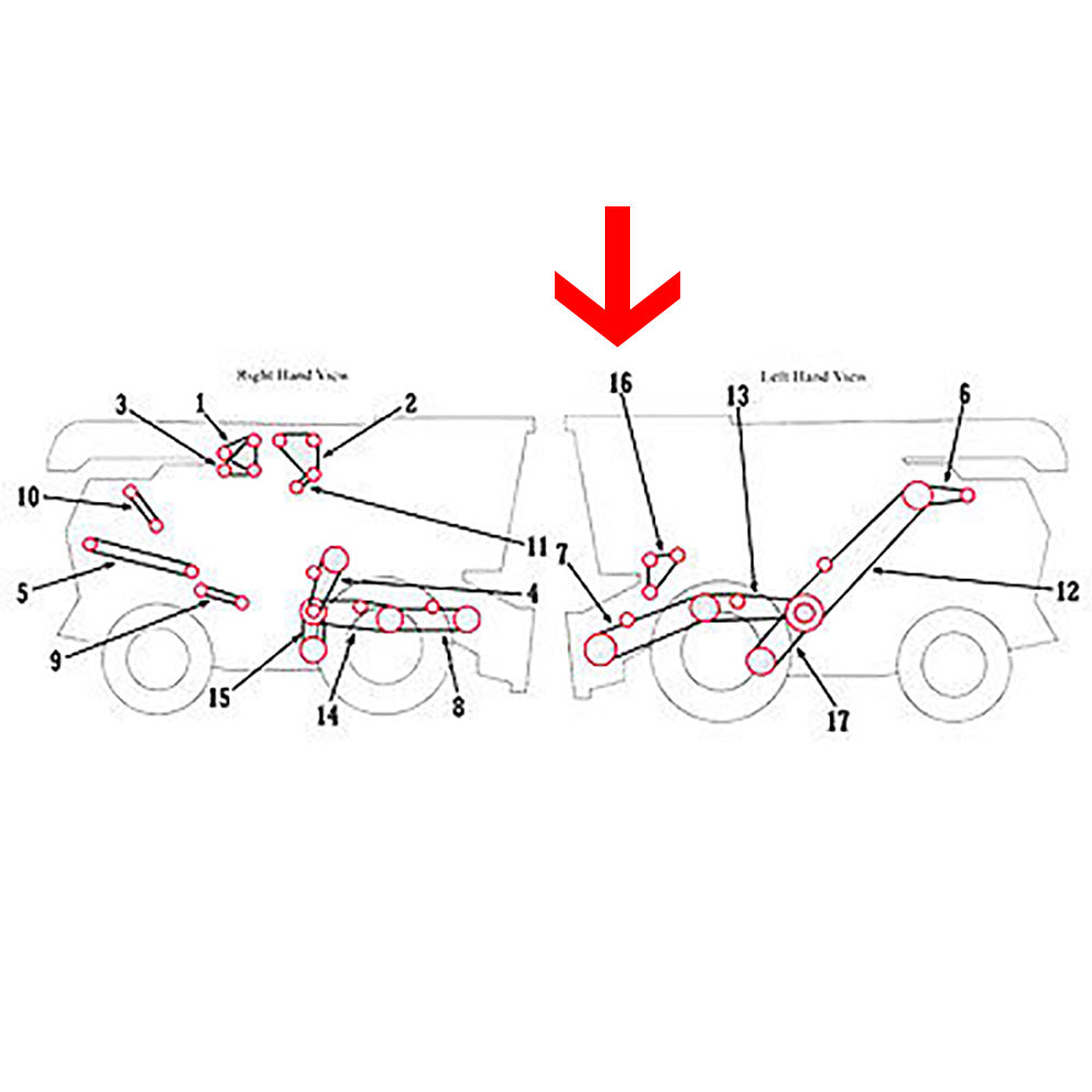 71309140 New Combine 69.08" Thresher Beater Belt for Gleaner L2 L3 MH2 M2 M3