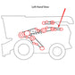 1669570W1 Combine Rotor Pump Drive Belt Fits Massey Ferguson 8560