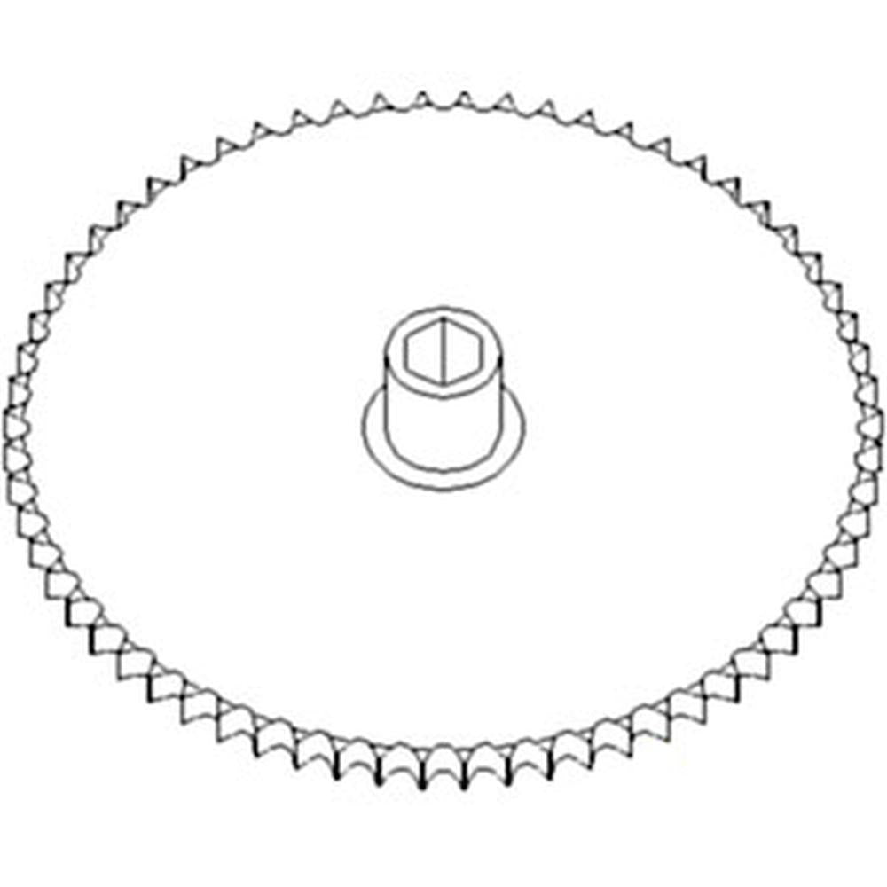 WN-199729C1-PEX Corn Head Cross Auger Drive Sprocket Fits International/CaseIH