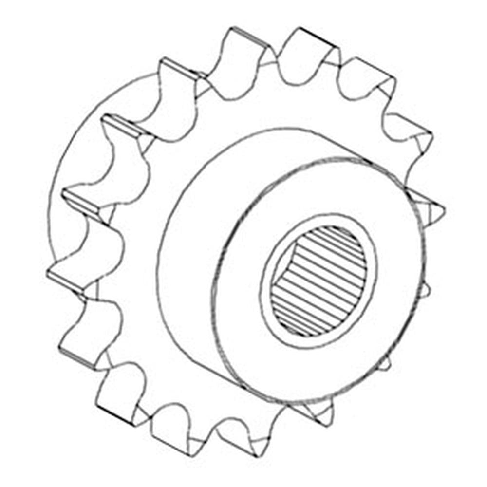 1321531C93 New Reverse Idler Sprocket Fits Case-IH Tractor Models 1644 +