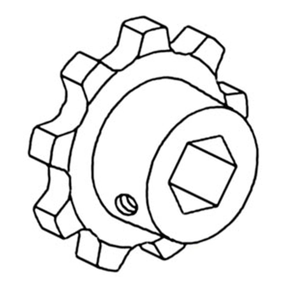 1970248C1 Feeder Chain Sprocket Fits International Fits Case-IH Combine Models