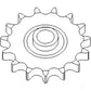 AE27909 Combine Feeder House Idler Sprocket for  Fits JD  6622 9400 9410 9450 95