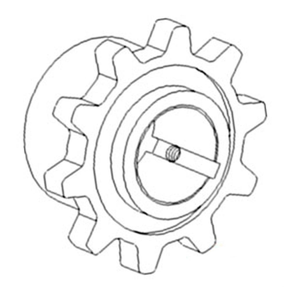 H159613 Combine Feeder House Feeder Chain Sprocket for  Fits JD 9410 9450 9510 9