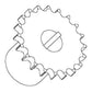 Feeder Reverser Drive Sprocket Fits International 1329717C1 1321535C1