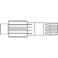 WN-135290A1-PEX Final Drive, Pinion Shaft Fits International/CaseIH 2144 2166