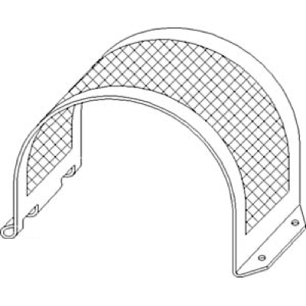 Tailings Elevator Door - Perforated Style Fits Case IH 2388 1660 1680