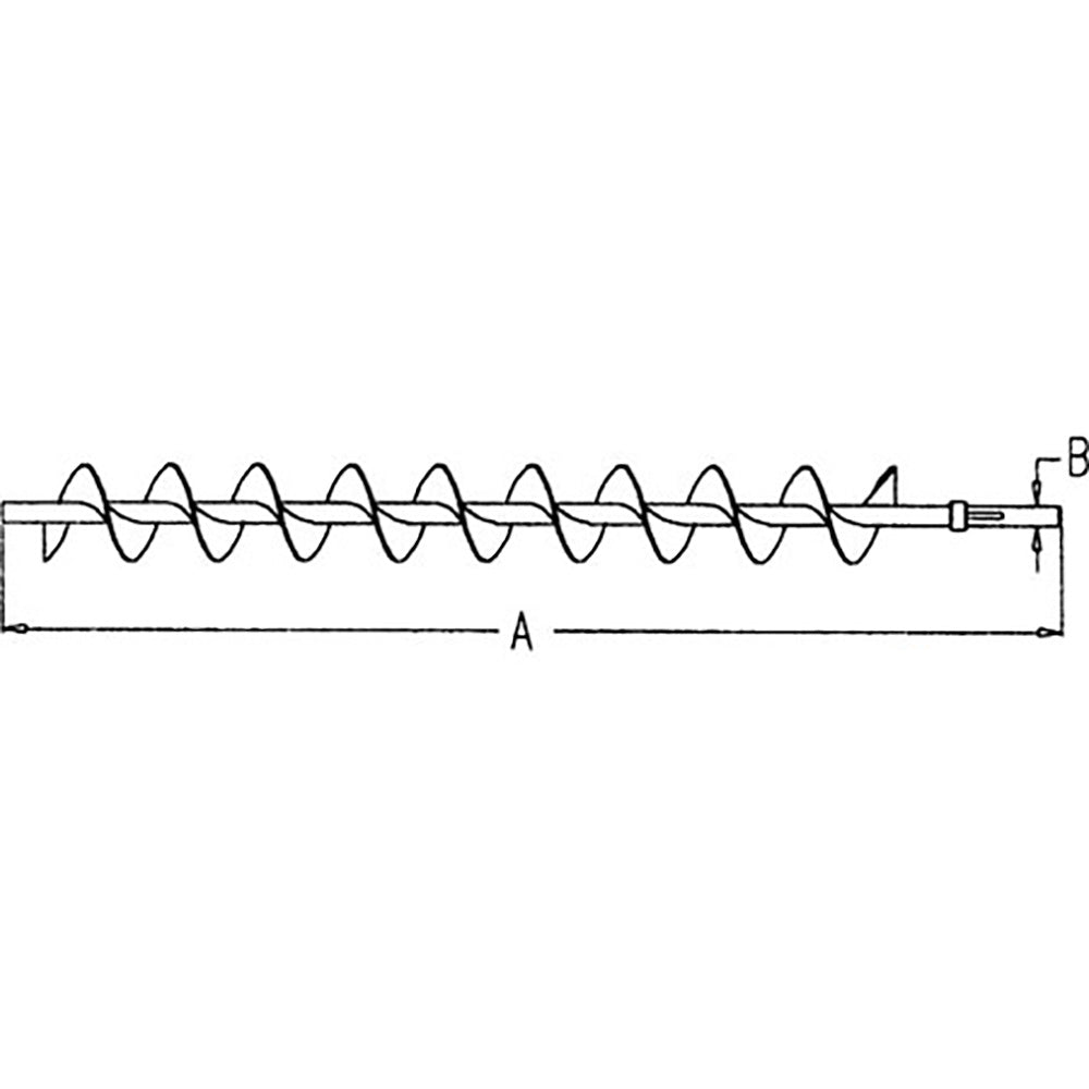 WN-191734C1-PEX Auger, Return, Lower Fits International/CaseIH 1440 1460 1470