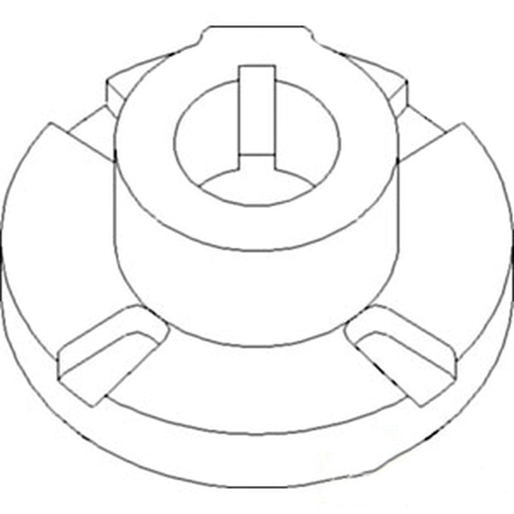 H85015 Auger Tailings Lower Drive Slip Clutch Hub Fits JD  CTS 3300 4400 6600 +