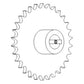 WN-AH126008-PEX Sprocket, Return/Tailings, Upper Fits John Deere CTS CTS II 9400