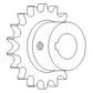 AH121047 New Combine Return/Tailings Lower Sprocket Fits JD  CTS 9400 9410 9450