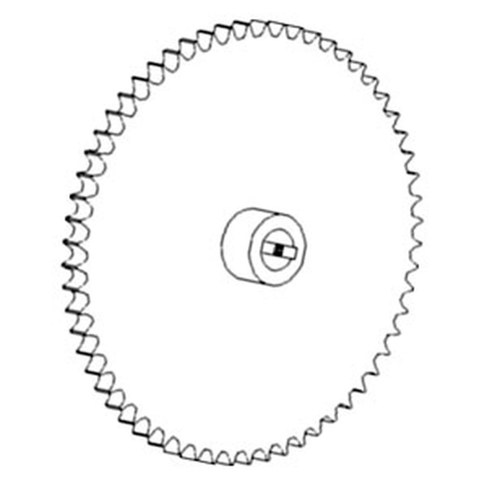 WN-AH140001-PEX Sprocket, Grain Tank Cross Auger Fits John Deere 9400 9500 9600