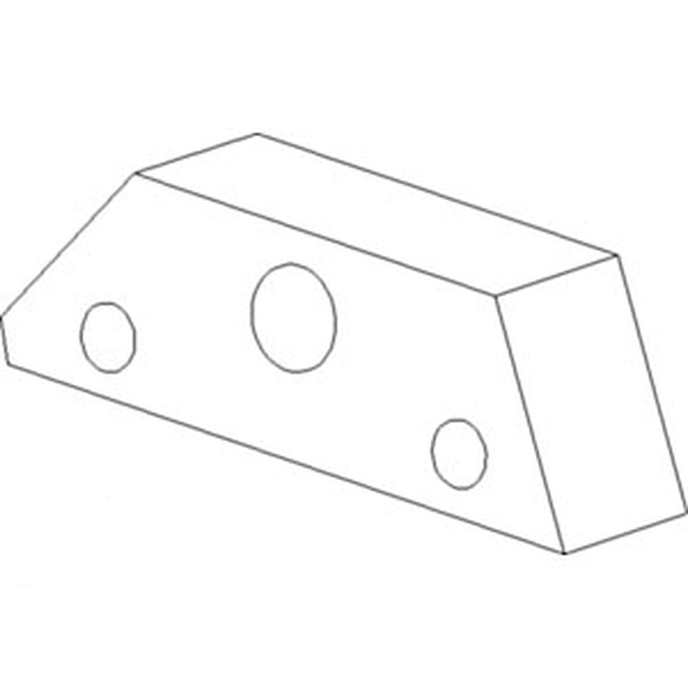 H142188 Combine Auger Shoe Grain Supply Bearing Block Fits JD 9400 9410 9500 950