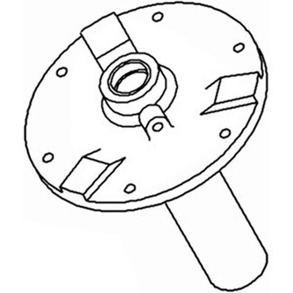 WN-1324840C1-PEX Auger, Tailing, Bearing Hub Fits International/CaseIH 1420 1440
