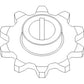 H228383 Clean Grain Elevator Lower Sprocket Fits John Deere Combines 9770STS