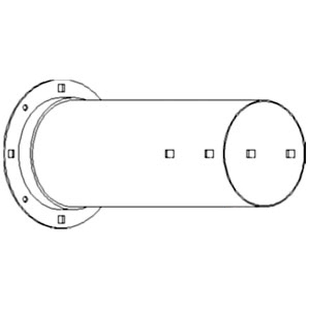 AH135563 Grain Bin Loading Auger Tube Fits John Deere 9600 9610 Combines