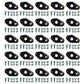 836998M91 Pack of (25) Poly Finger Guide Kits Fits Massey Ferguson Models