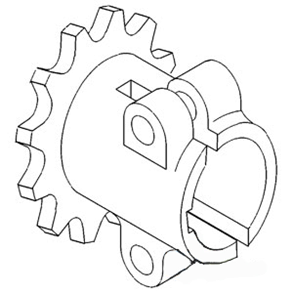 N104147 New Coupler Sprocket Fits John Deere Fits JD Combine Models 45 55 95 +