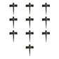 Qty 10: Grain Head Reel Teeth Fits John Deere Replaces AH166489