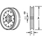 312446490 New Idler Pulley Made for Mpl Moline Tractor Models 8560 8570 8590 +