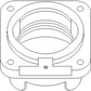 Cylinder Shaft Bearing Housing Fits John Deere Replaces H203950