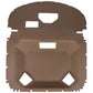 CR704H Main Headliner, Sailcloth Tan Vinyl w/ Formed Plastic Fits John Deere