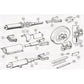 129162A1 Track Adjuster Assembly 6 Roller Track Frame Fits Case 650G 650H 750H