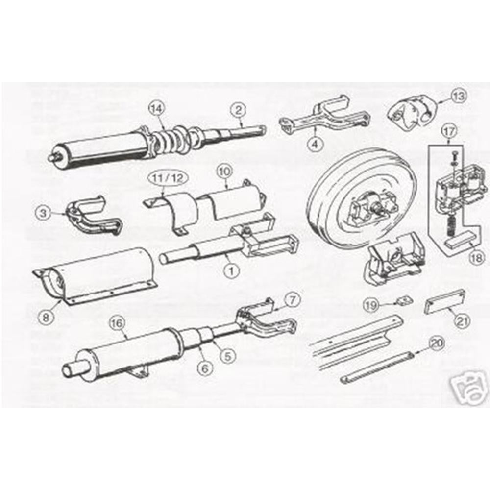 R32467 Track Adjuster Fits Case Dozer 850B 850C 850D 855C 855D