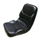 Black High-Back Dishpan Seat Fits Allis Chalmers Replaces AC6080B