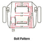 Complete Seat w/ Flip-up Arms Fits Allis Chalmers 7010 7030 7050 8010 CS140-1V