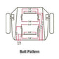 Complete Seat w/ Flip-up Arms Fits Allis Chalmers 7010 7030 7050 8010 CS140-1V