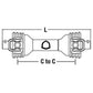 40" Complete PTO Driveline 1-3/8" 6 Spline w/ QD Both Ends 14006340 Farmer Bob's