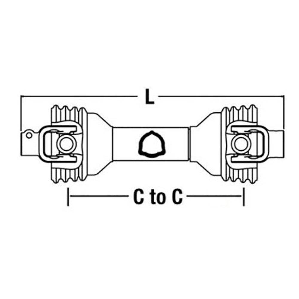 PTO Driveline for Land Pride RCR1572 Rotary Cutter 826-020C