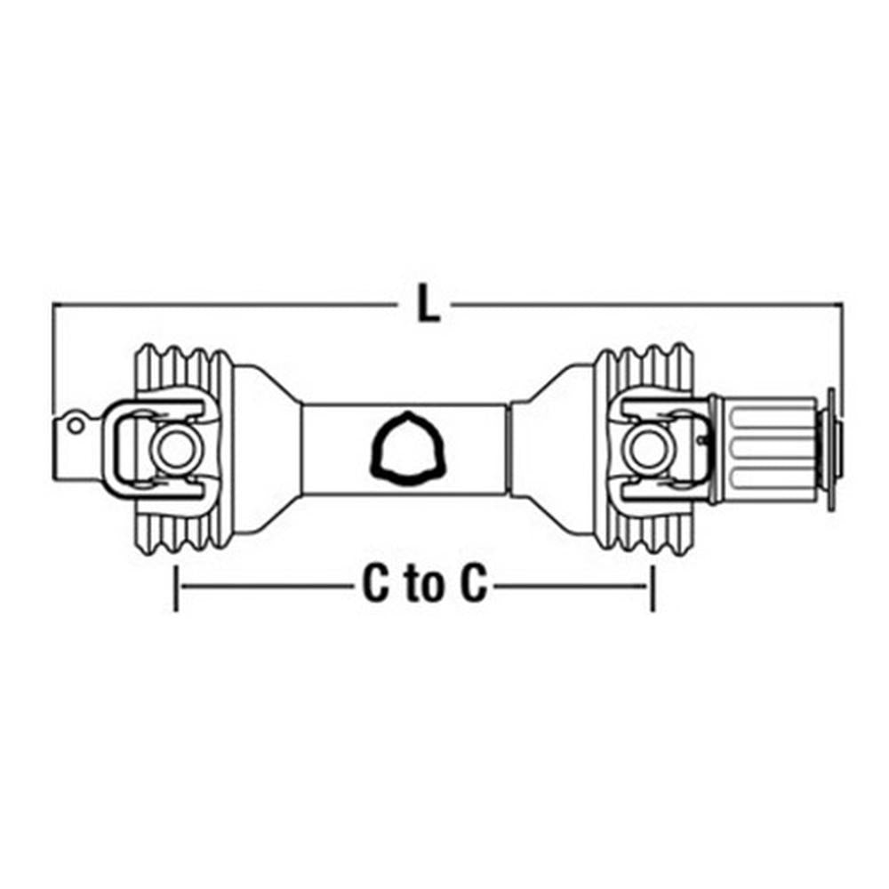 Hay Tedder PTO Driveline fits Tonutti GT380 440 500 540 fits Vicon 463 523 553