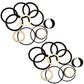 Hyd 2pc Whole Machine Seal Kit 2" Rod x 3 1/2" Bore Fits Case Backhoe Loader 580