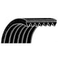 745K8 Micro-Rib Fan V-Belt Fits John Deere 9120 9220 9320 9420 9520 9620 9320T