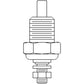 Temperature Sending Unit fits White fits Oliver 1550 1555 1650 1655 1755
