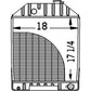 E4NN8005BC15M Radiator Fits Ford New Holland 345C 345D 445 445A 445C 450 44