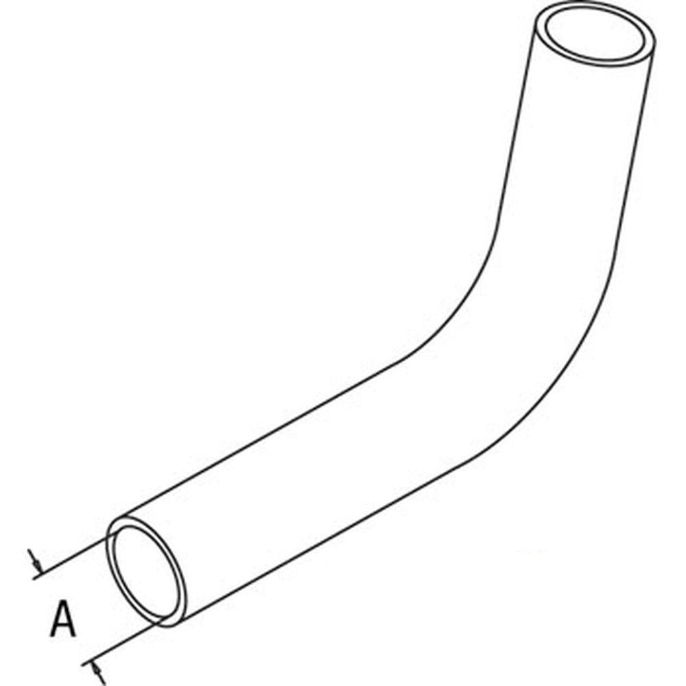 D124950 Upper Radiator Hose Fits Case-IH 1840 1845C