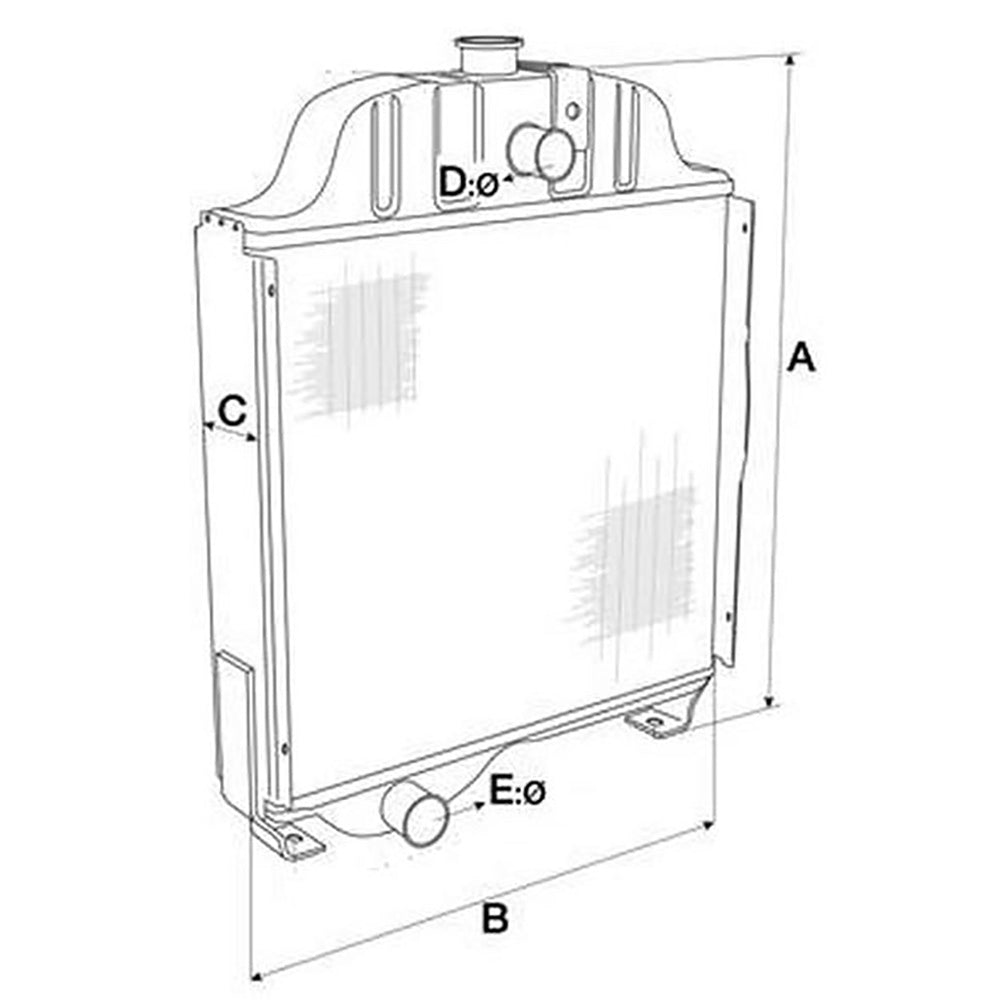 Radiator Fits Universal Products Replaces VPE3003