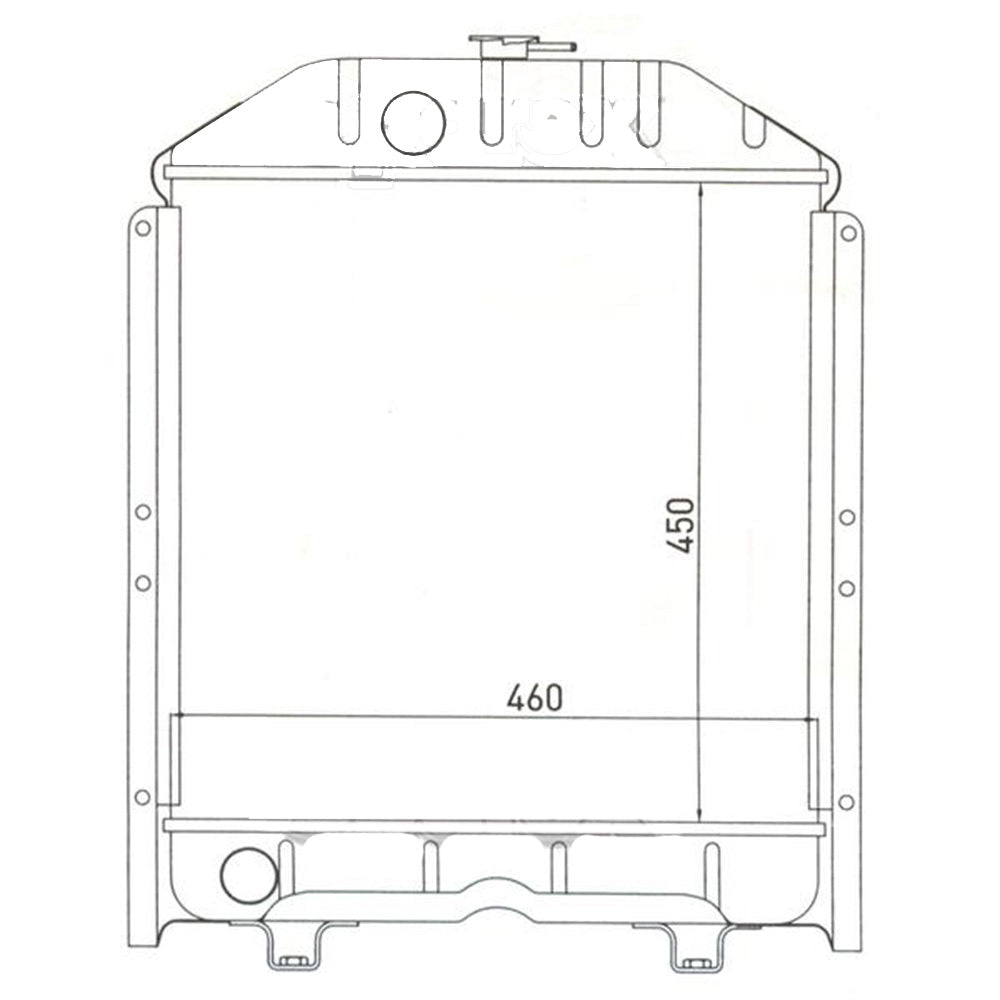 R5230 Radiator Fits Minneapolis-Moline