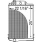 AR48735 New 25" H x 22.062" W Tractor Radiator Fits John Deere 4320 Fits JD Trac