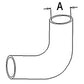Upper Radiator Hose Fits 550 Gas or Diesel Super 55 CSO90-0225 E518