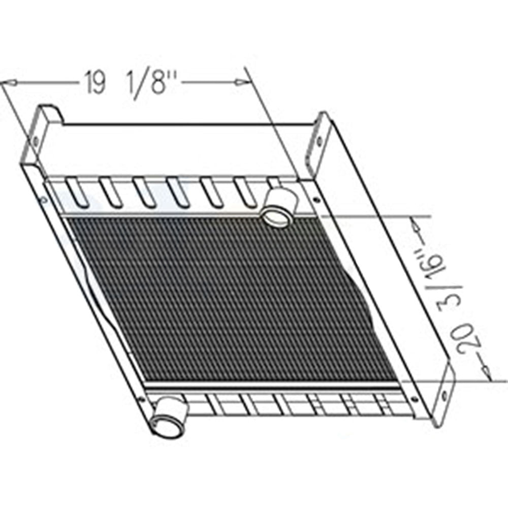 Radiator Fits 60 XT 60XT 70 XT 70XT 379022A1 386911A1 386913A2 386915A2
