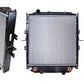 25" x 25-1/8" x 2" Radiator with Frame and Oil Cooler for Bluebird Bus 2010
