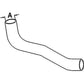 303443736 Upper Radiator Hose Fit White 100 120 125 140 145