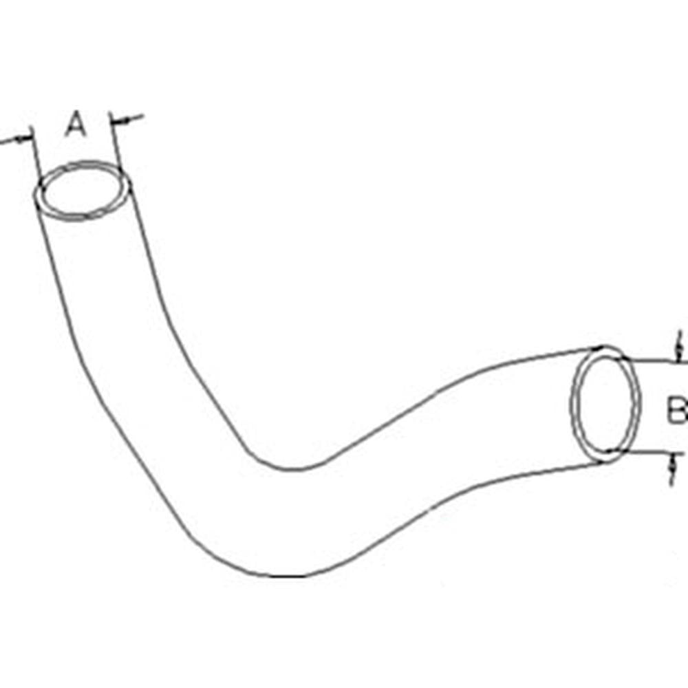6C070-58570 Lower Radiator Hose Fits Kubota Backhoe Compact Loader B26