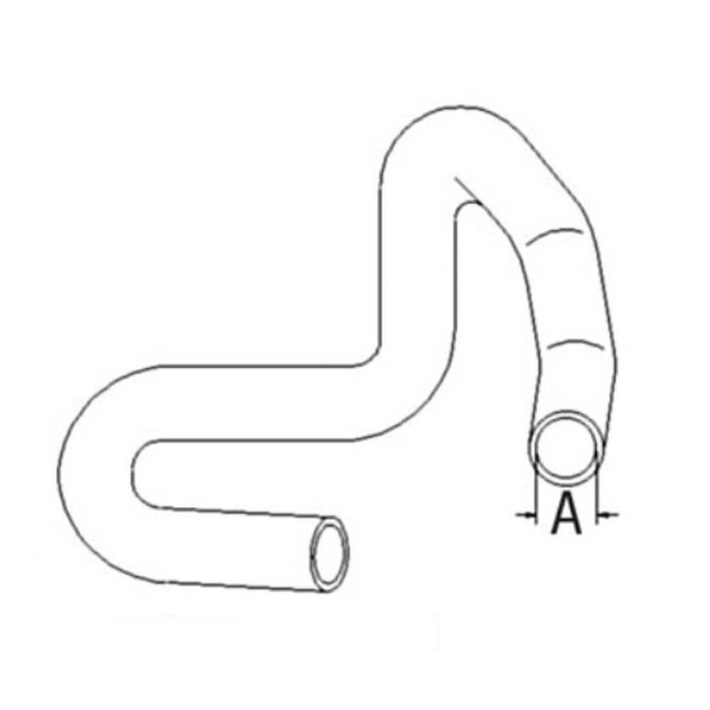 6700738 One New Aftermarket Replacement Radiator Hose, Upper