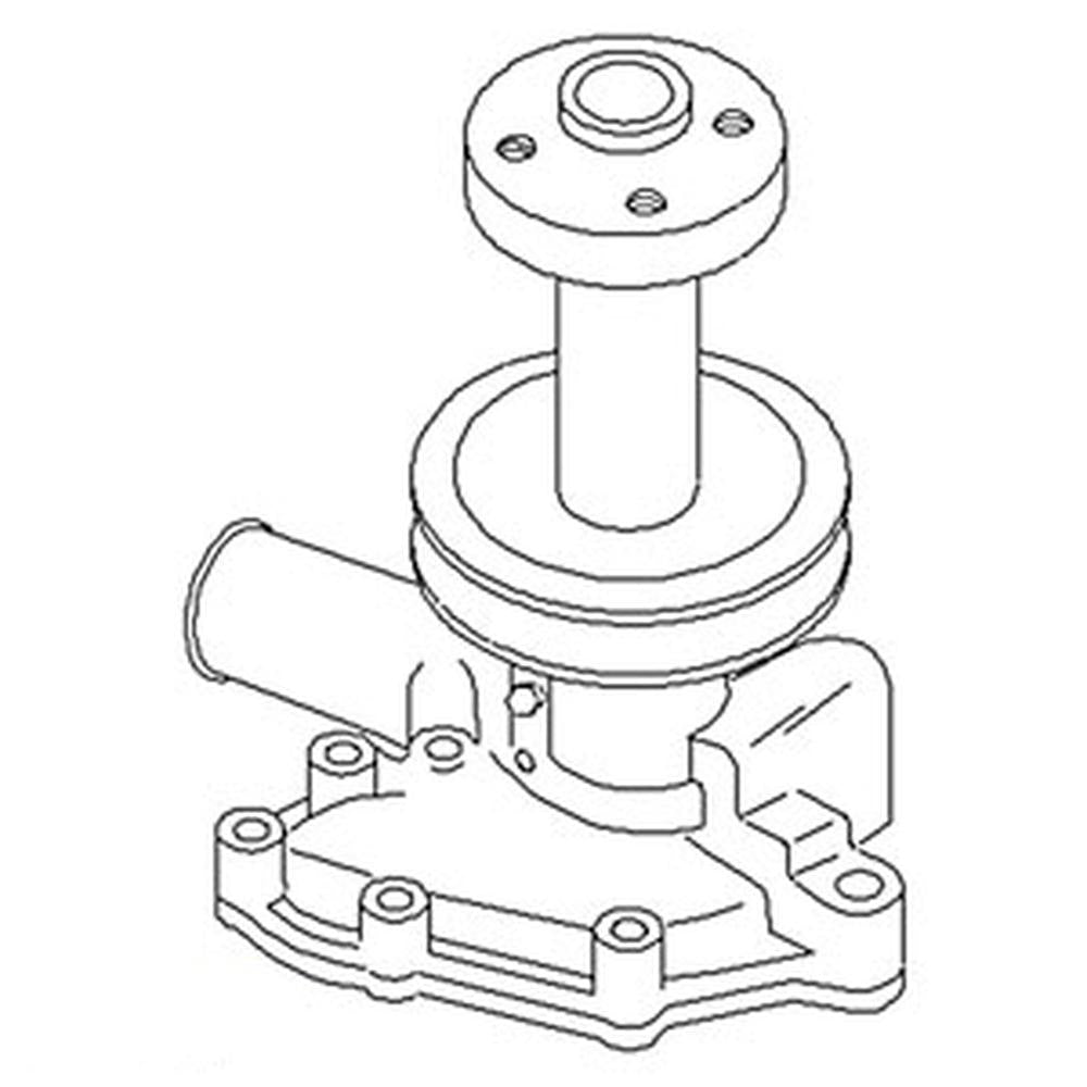 Fits Ford COMPACT TRACTOR 1500 1700 1900 WATER PUMP