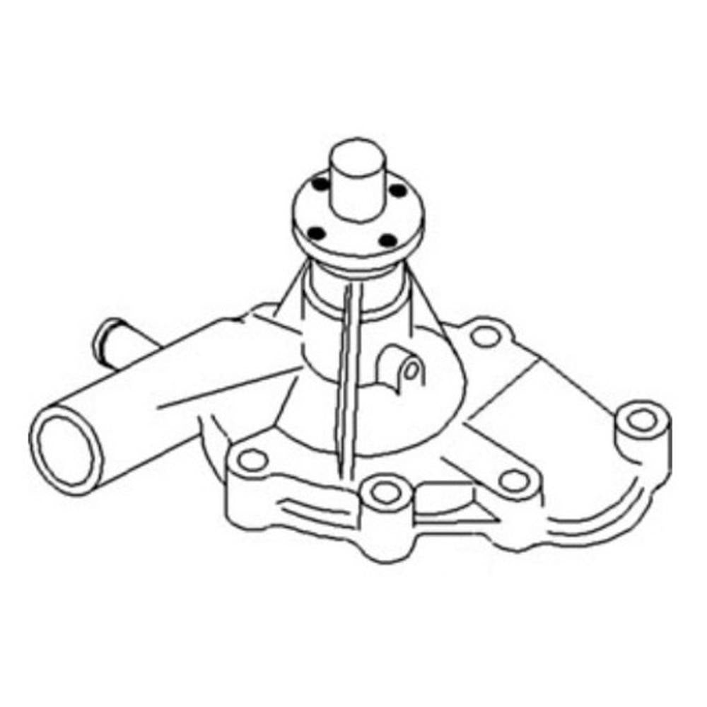 3436674M91 Water Pump with 3 Cyl Toyosha Eng Fits Massey Ferguson 1040 1045